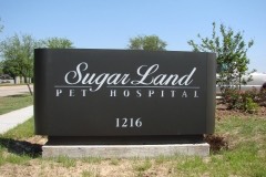 Sugar Land Pet Hospital monument